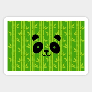 Panda Bamboo Camouflage Sticker
